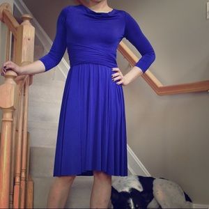 Henkaa Iris Midi Dress in Royal Blue